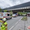 Verkehrsunfall neue Landstraße L389 Höhe Autobahnbrücke